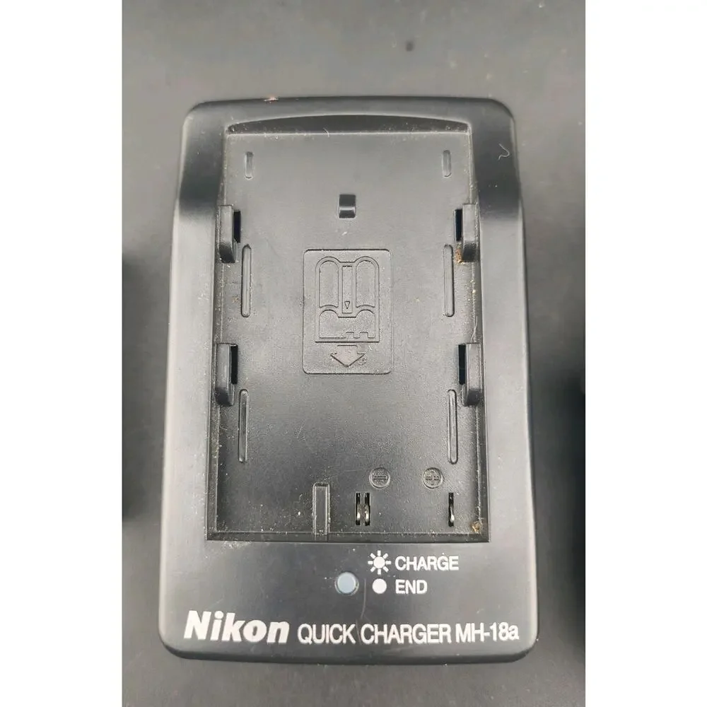 OEM Nikon MH-18a Quick Battery Charger AC Cord EN-EL3e D90 D80 D300 D700 D200