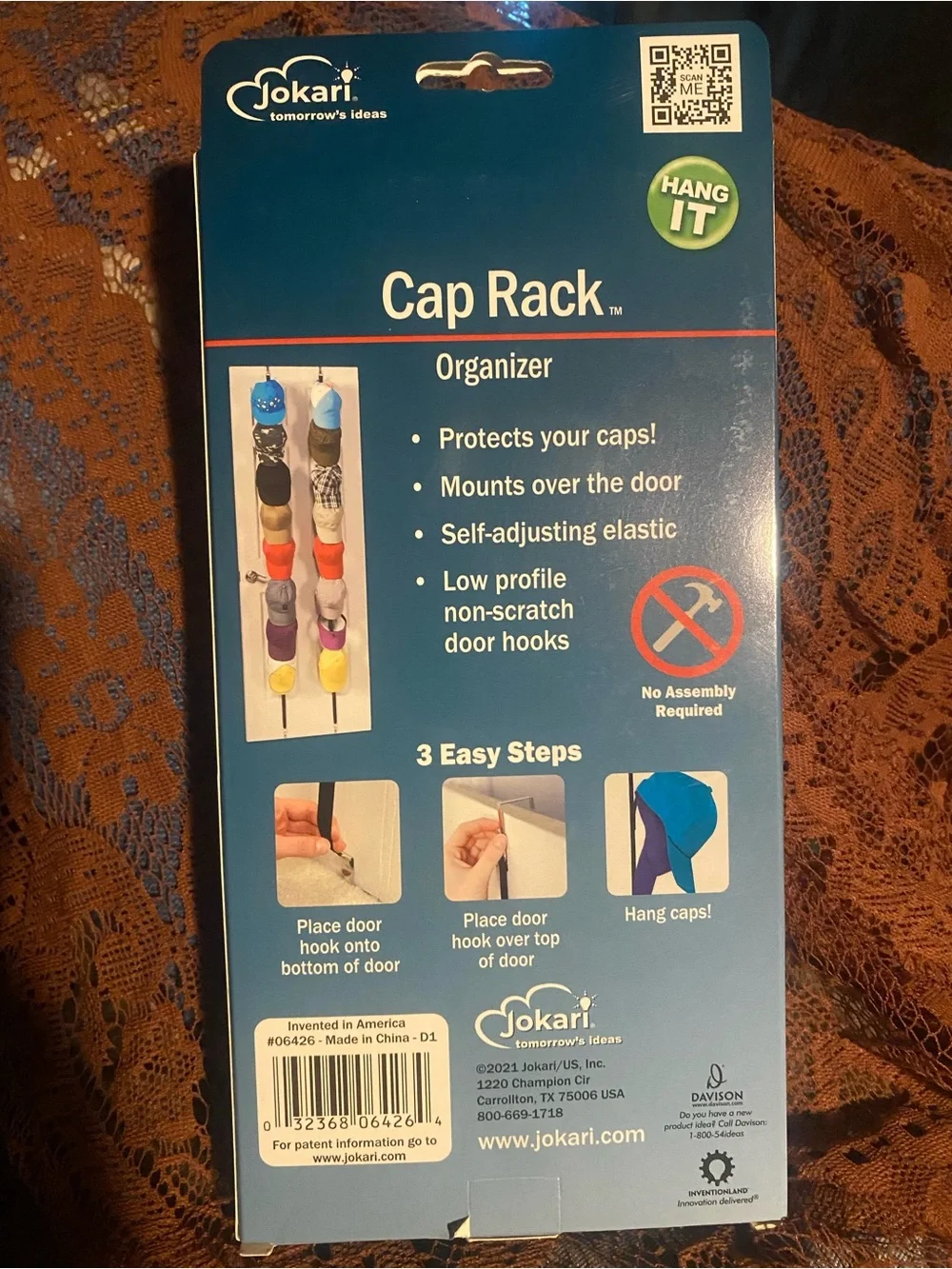 Jokari cap organizer
