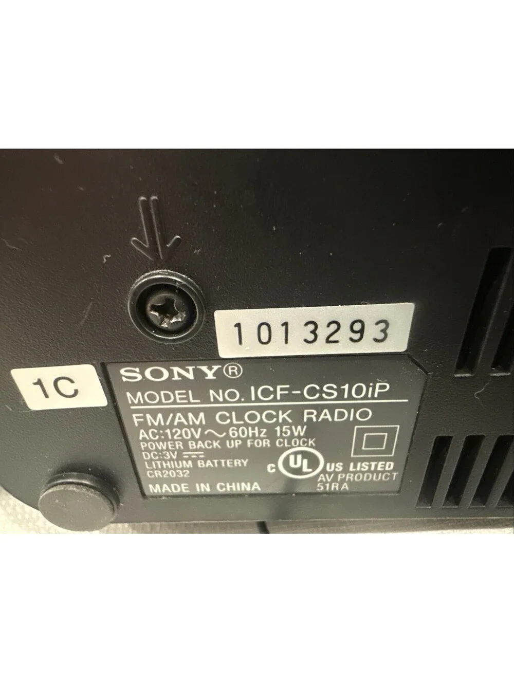 Sony cs10ip black or