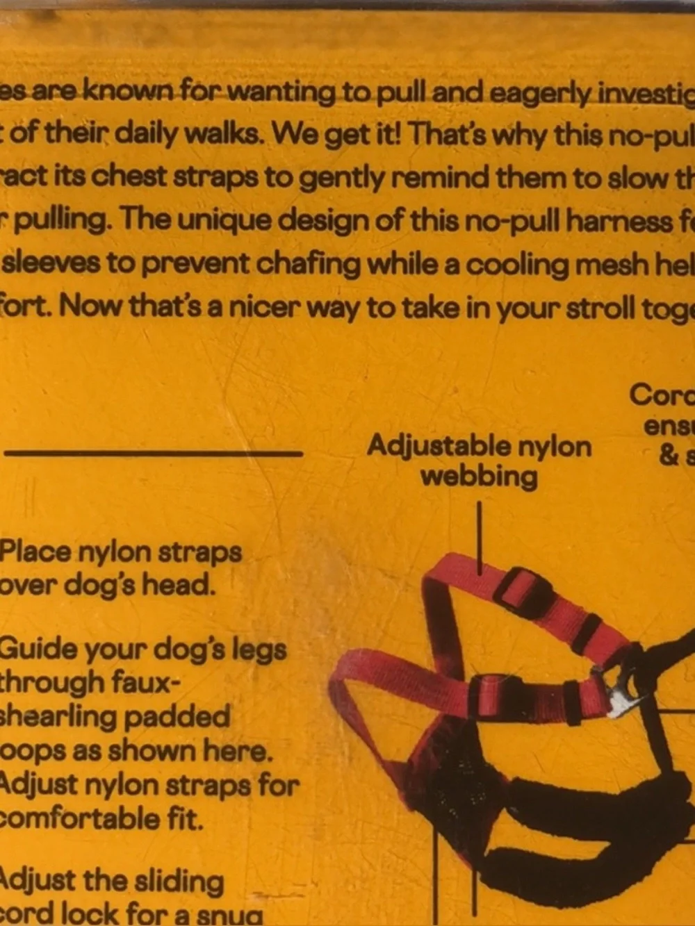 NWT Embrace the pace no pull dog harness L