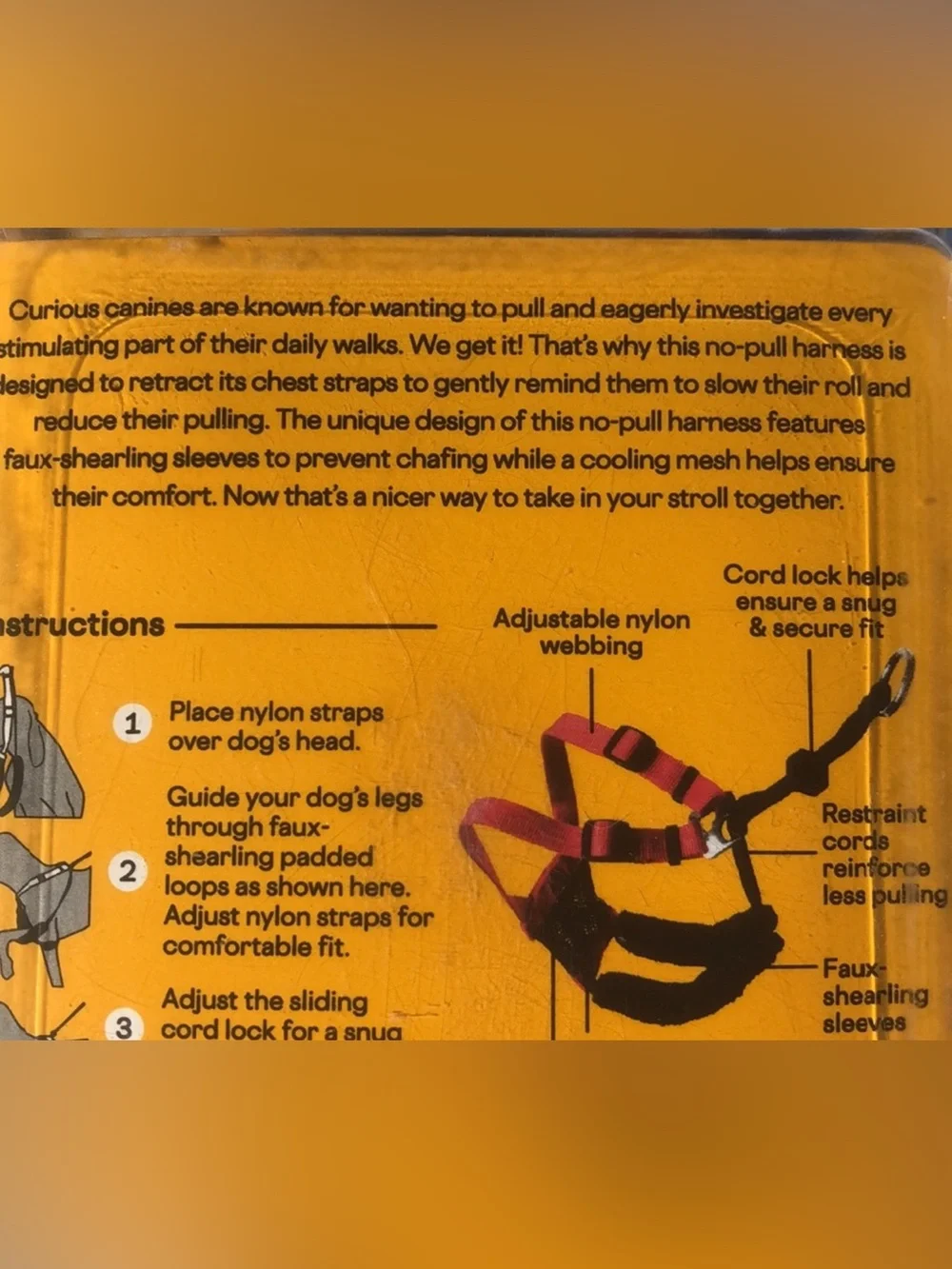 NWT Embrace the pace no pull dog harness L