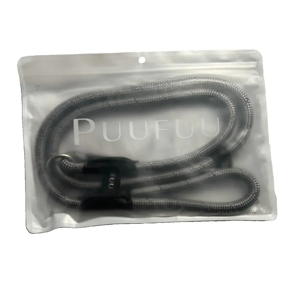 PUUFUU Reflective Slip Lead Dog Leash 6FT x 1/2” Gray Heavy Duty Large Dogs