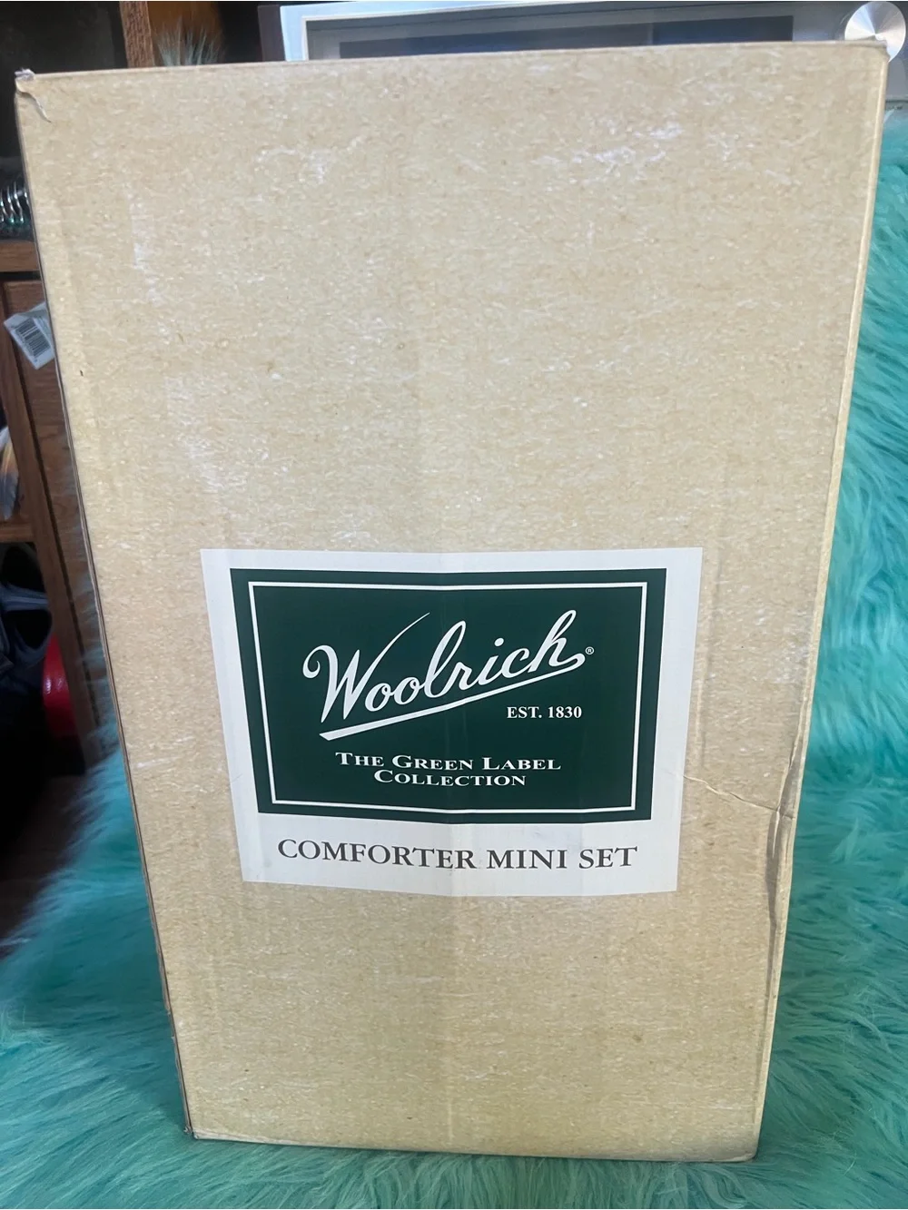 Woolrich plush gray