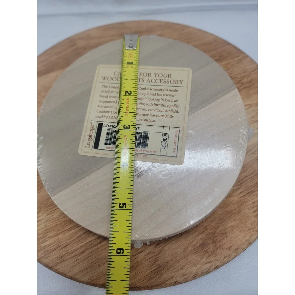 Vintage 2002 Longaberger Picket Pail Replacement Lid New