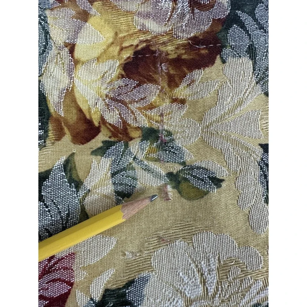 Floral Fruit Jacquard Cloth Napkins Set 6 ~18.5