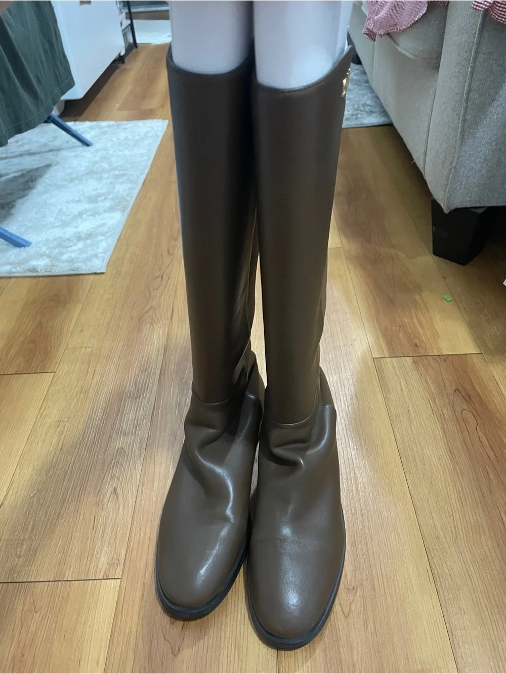 Stuart Weitzman Tall Brown Leather Over-the-Knee Boots