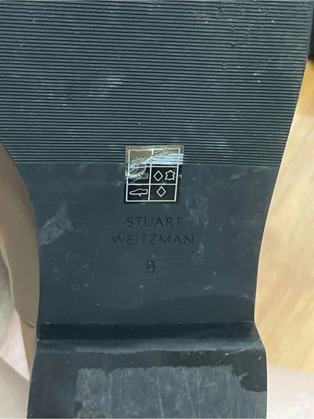 Stuart Weitzman bit scuff