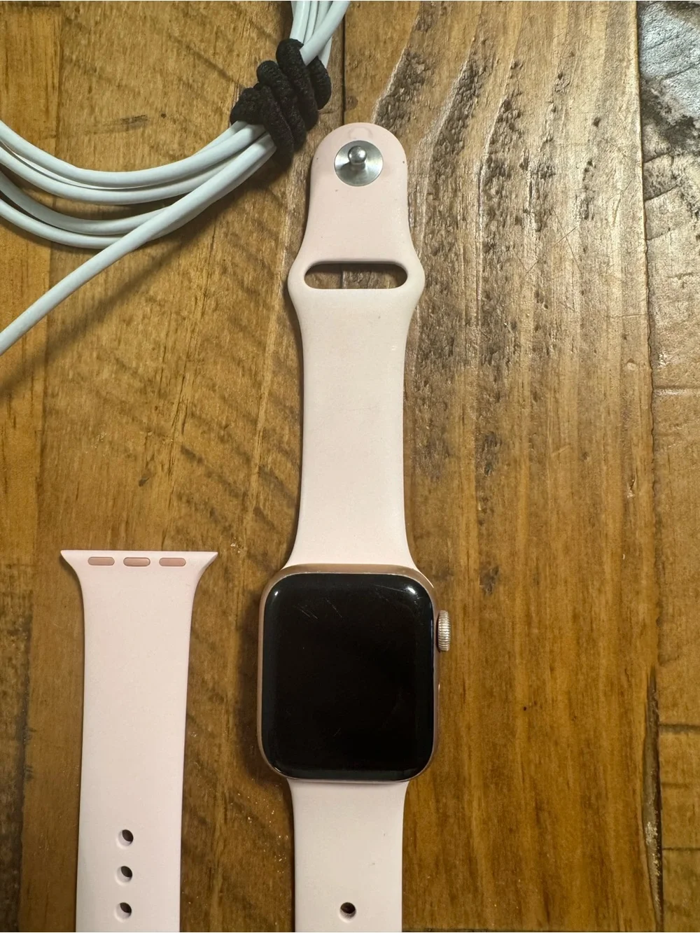 Apple pink watch