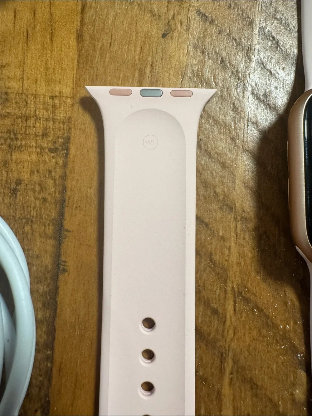 Apple pink watch