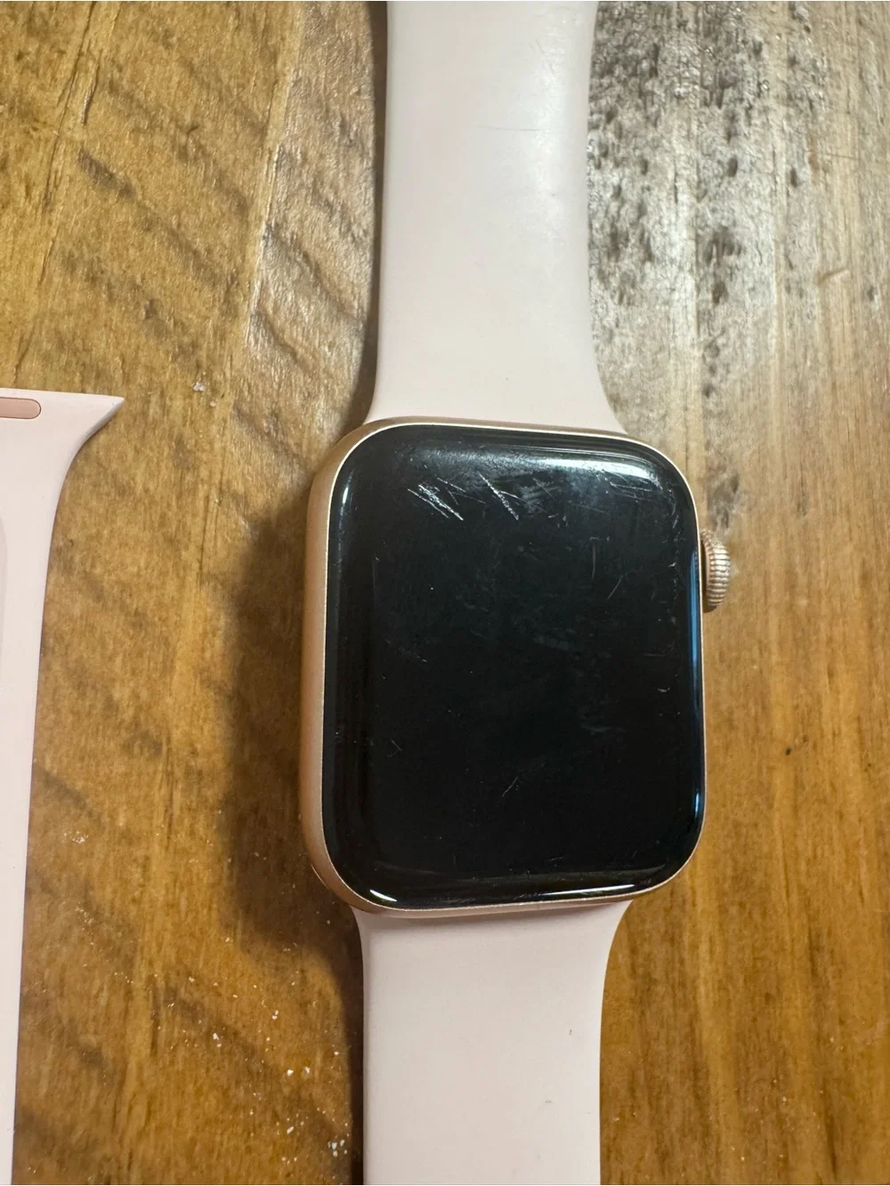 Apple pink watch