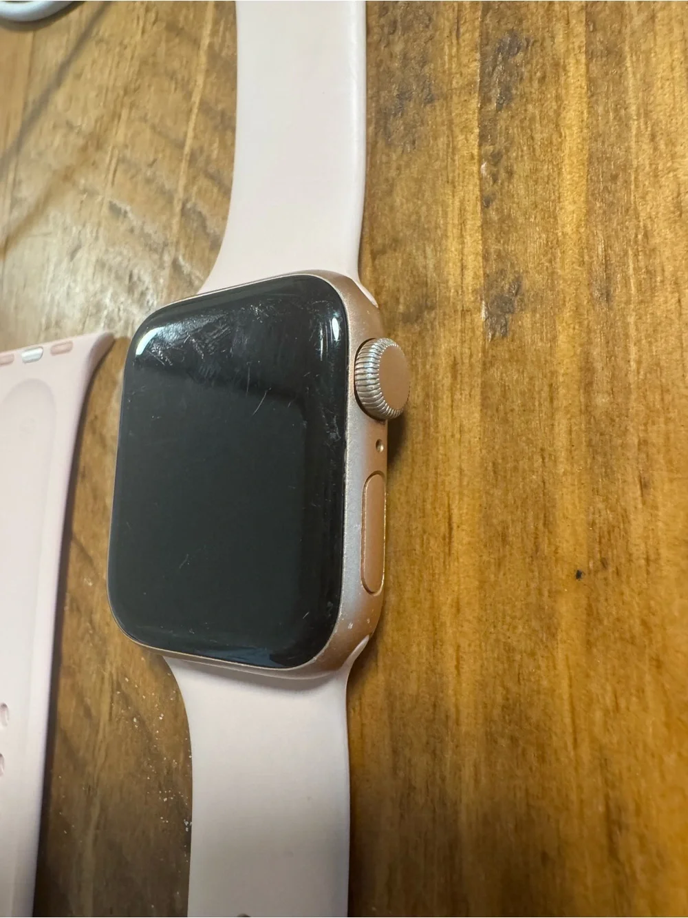 Apple pink watch