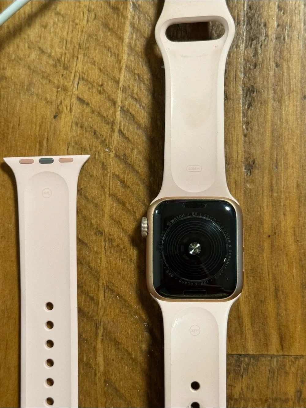 Apple pink watch