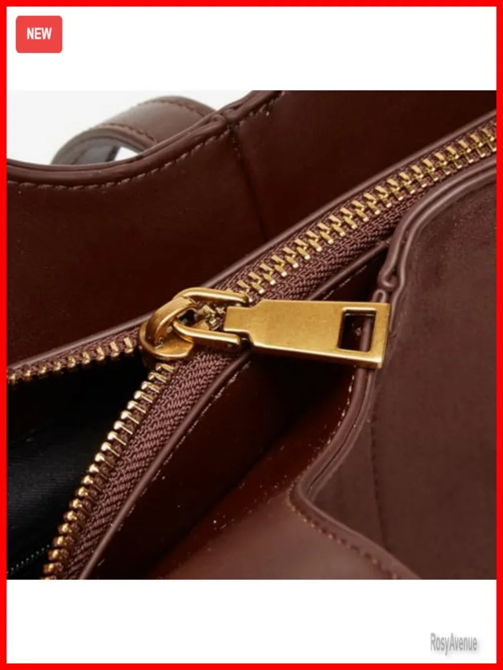 Vegan Leather Bucket Bag Ladies Retro Hobo Shoulder Crossbody Tote