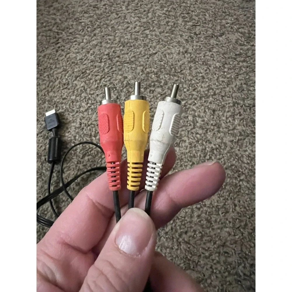 Sony OEM RCA AV Audio/video Cable For PlayStation PS1 PS2 PS3‎ 6Z