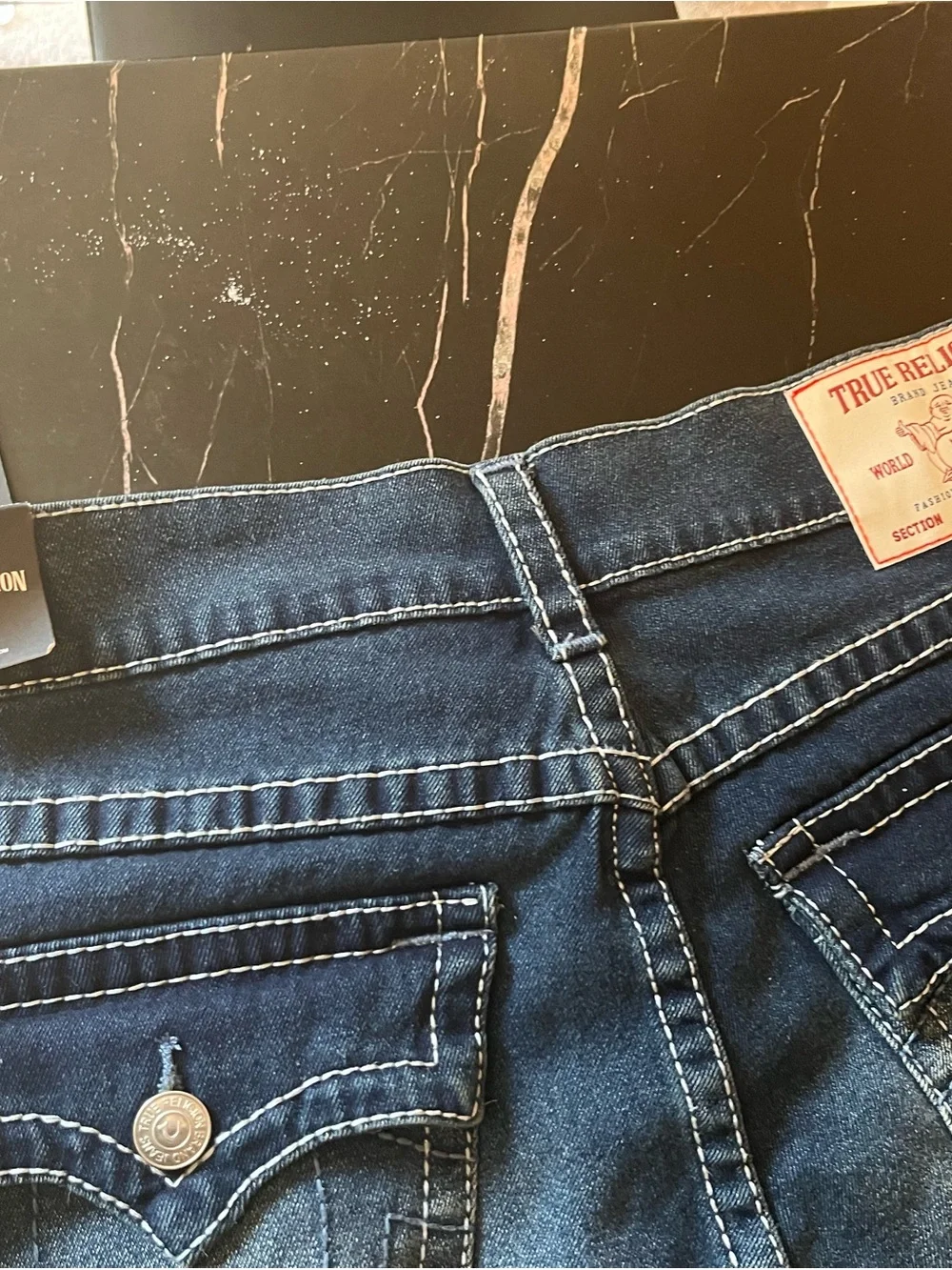 True Religion details wear