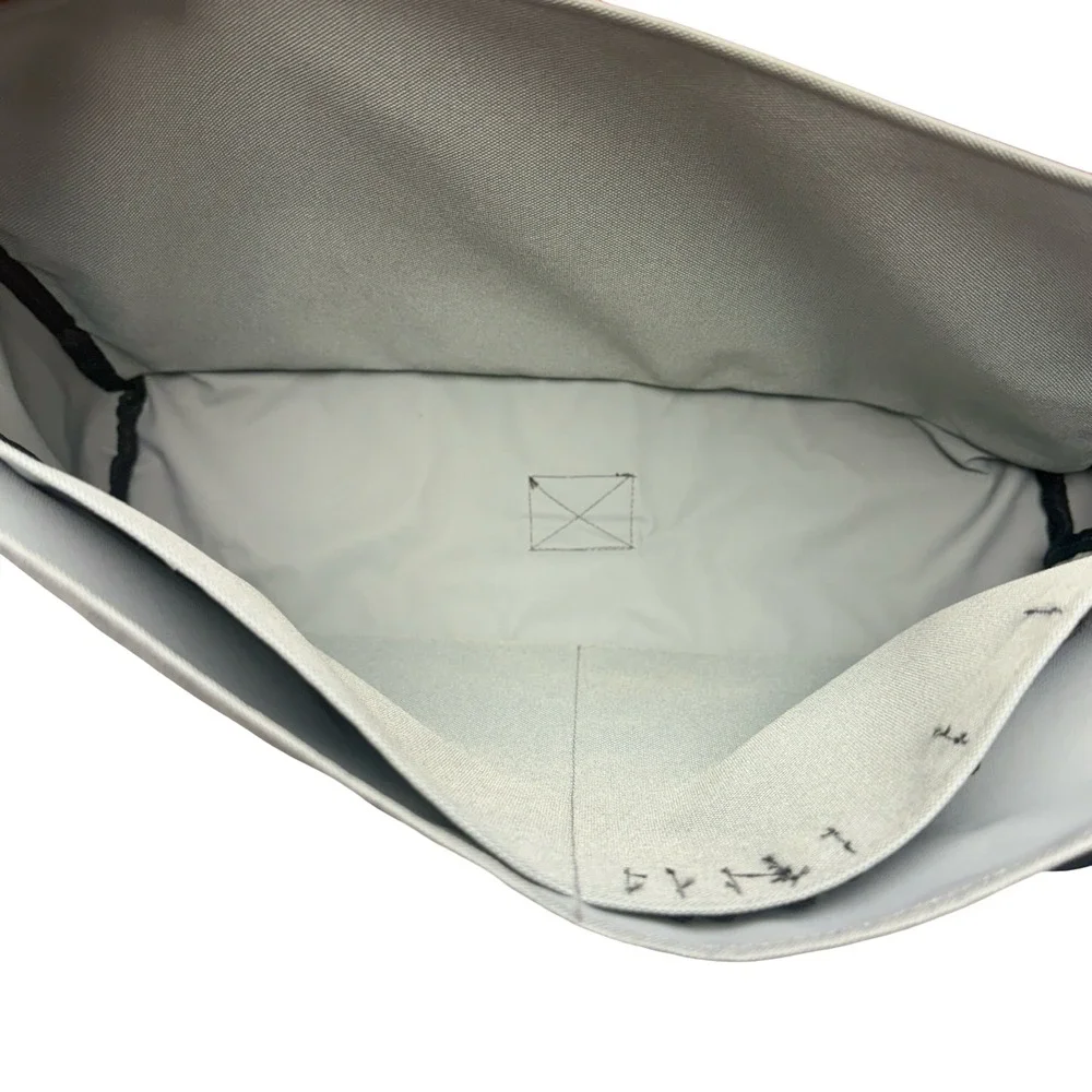 Yak Pak Brooklyn NY Messenger Bag‎ Aqua Canvas Crossbody Laptop Shoulder 2000s