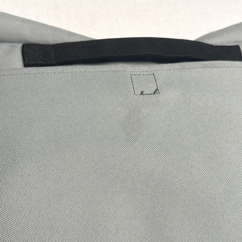 Yak Pak Brooklyn NY Messenger Bag‎ Aqua Canvas Crossbody Laptop Shoulder 2000s