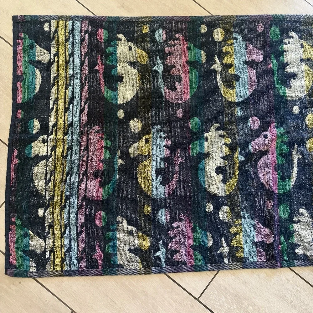 Vtg Kaufman Multicolored Tropical‎ Beach Pool Towel 28