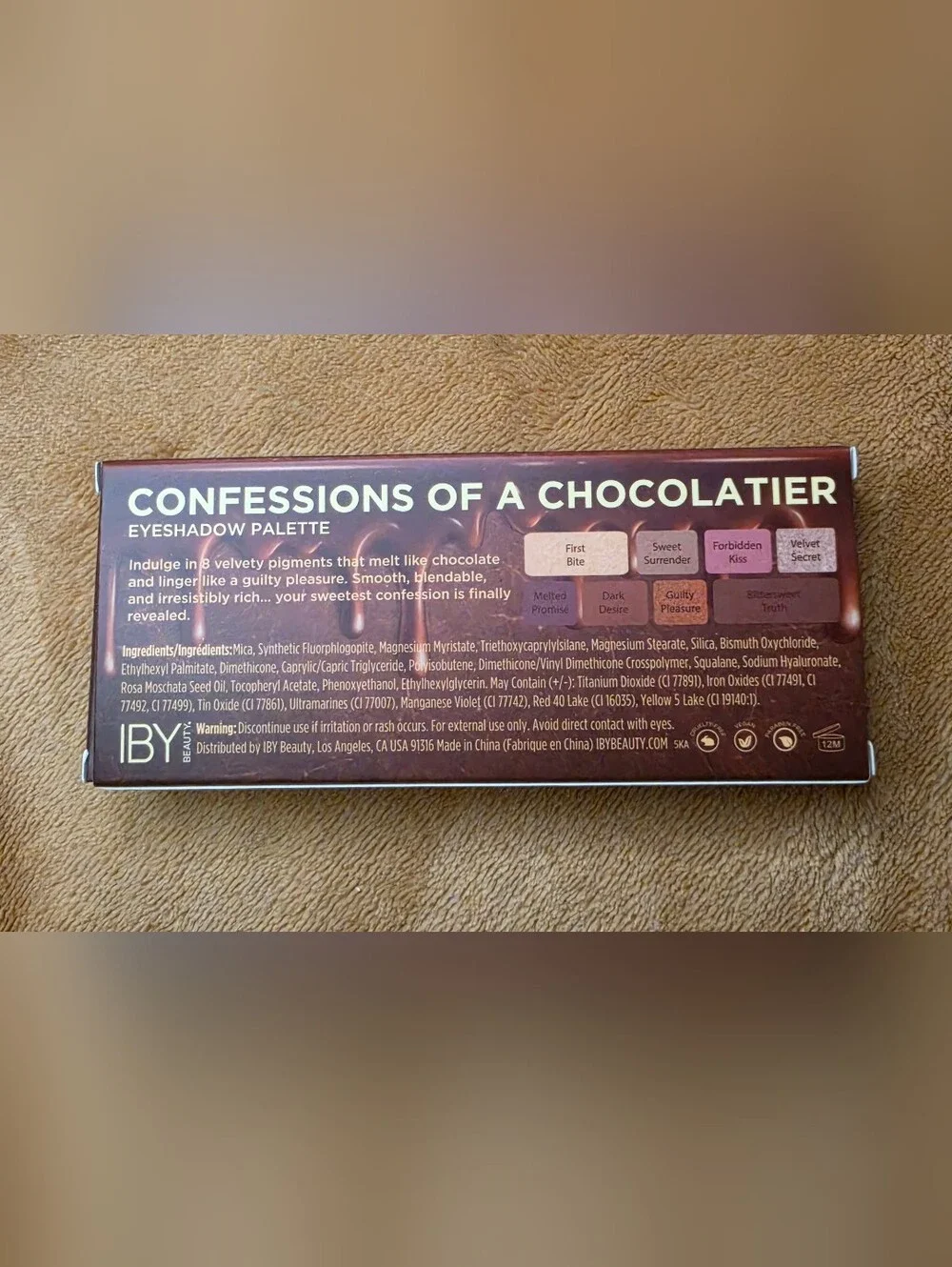 N/A chocolatier palette