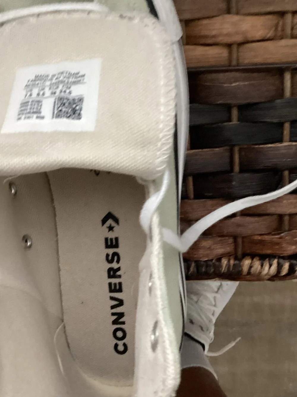 Converse Kids High-Top Sneakers in Mint Green and White
