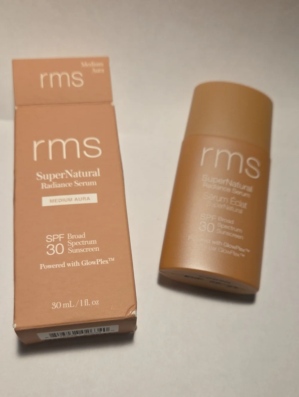 NIB RMS SuperNatural Radiance Serum SPF 30 - Medium Aura