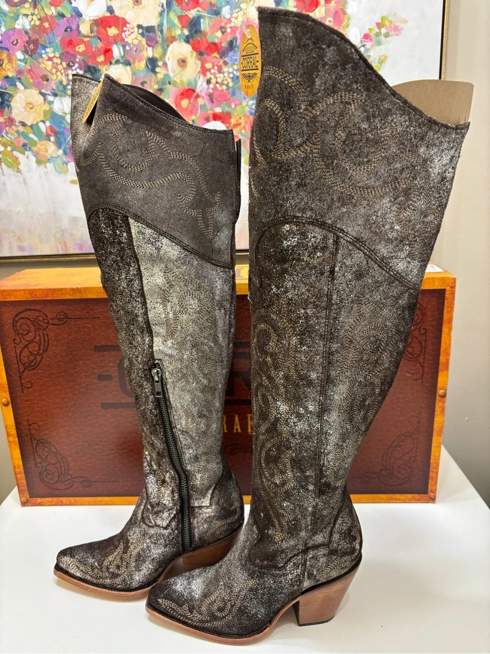 Corral brown silver