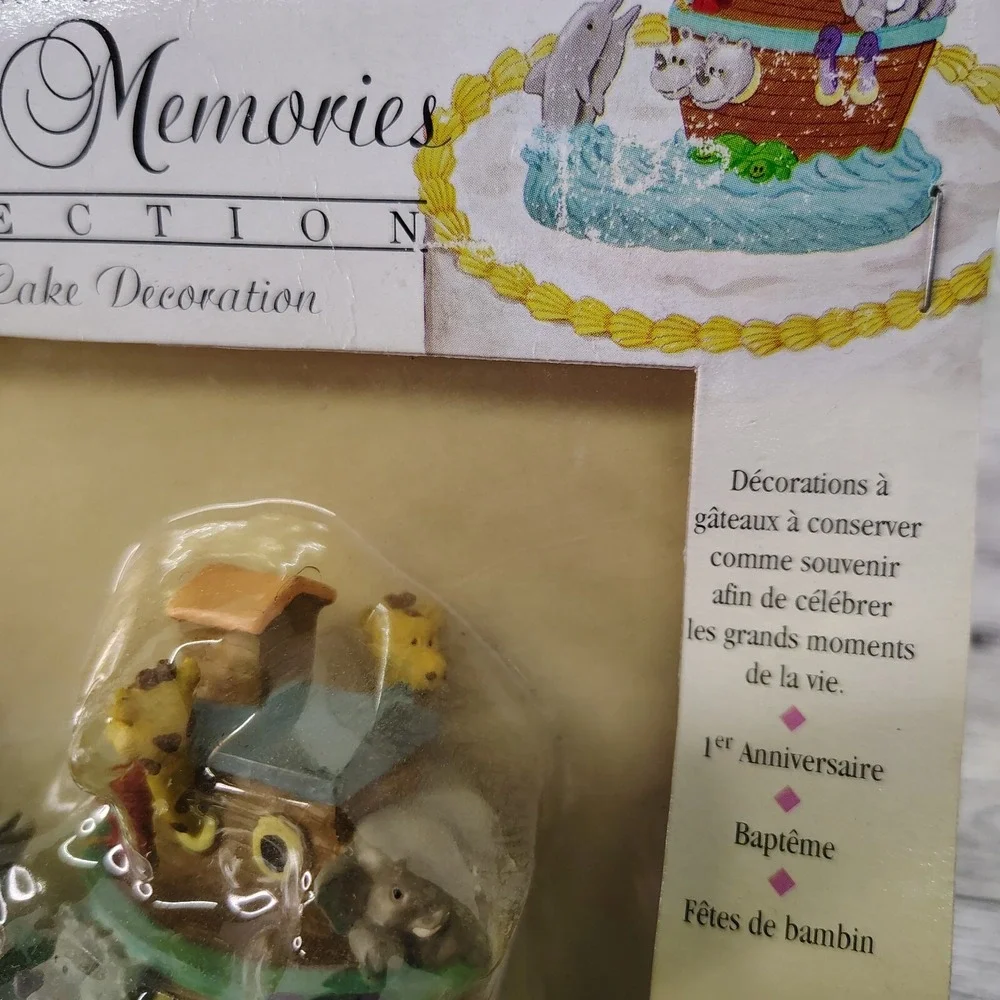 Wilton Noahs Ark Special Memories Keepsake Resin Cake Decoration Cake Topper New