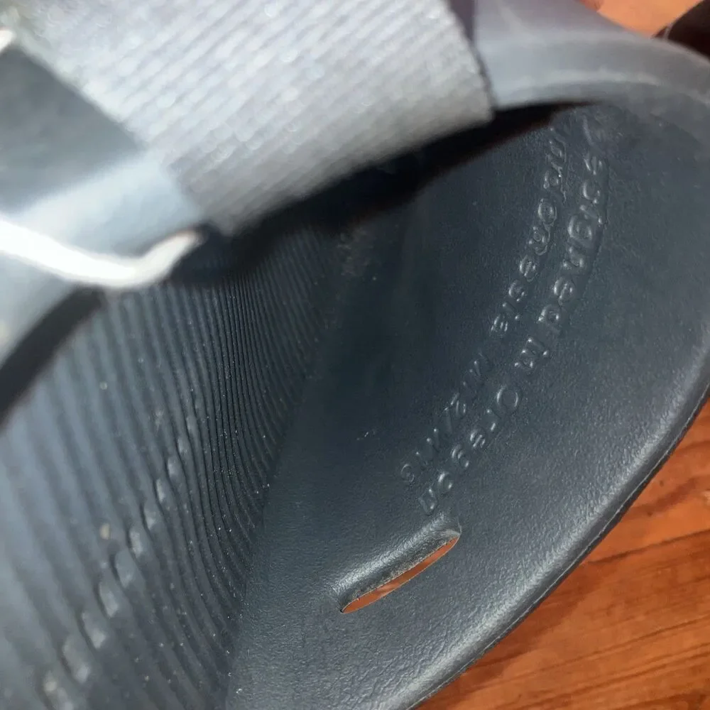 Nike Calm Mules Men’s Black Slip On Sandals Clogs Sz 12 Charcoal Anthracite