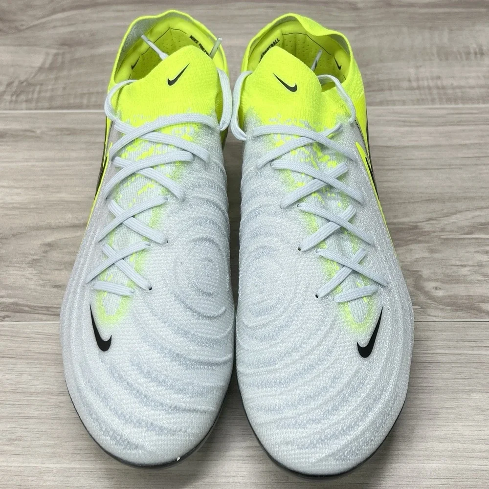 Nike Phantom GX II Elite SG Pro Yellow Soccer Cleats HF4356-003 Men's Size 10