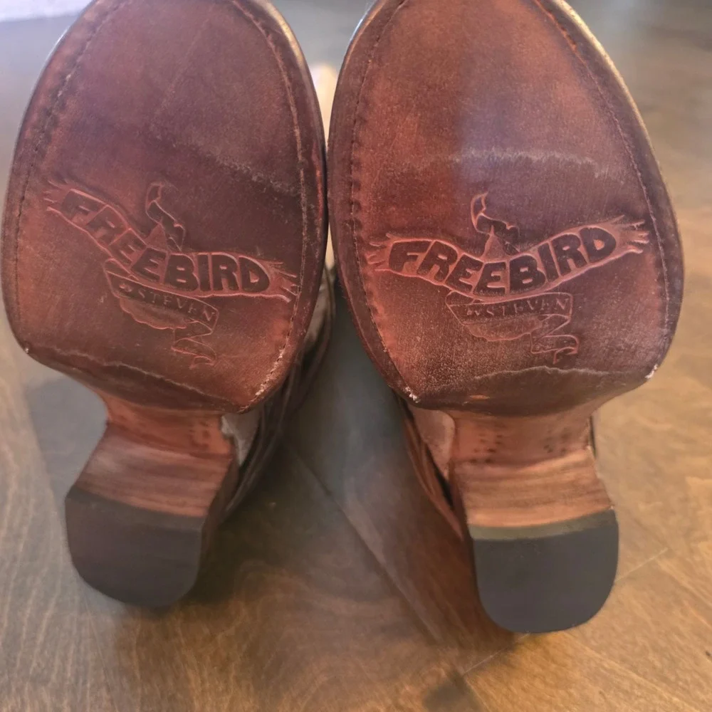 freebird boots lace distressed