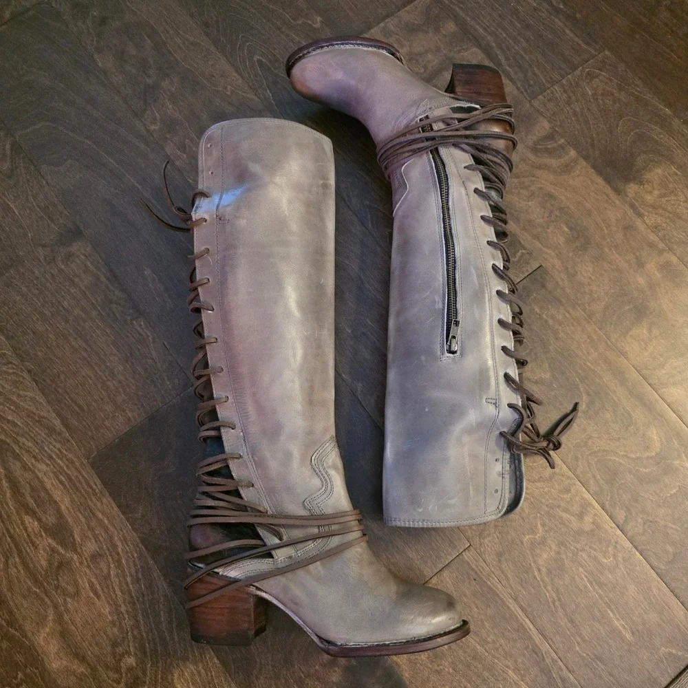 freebird lace high boots