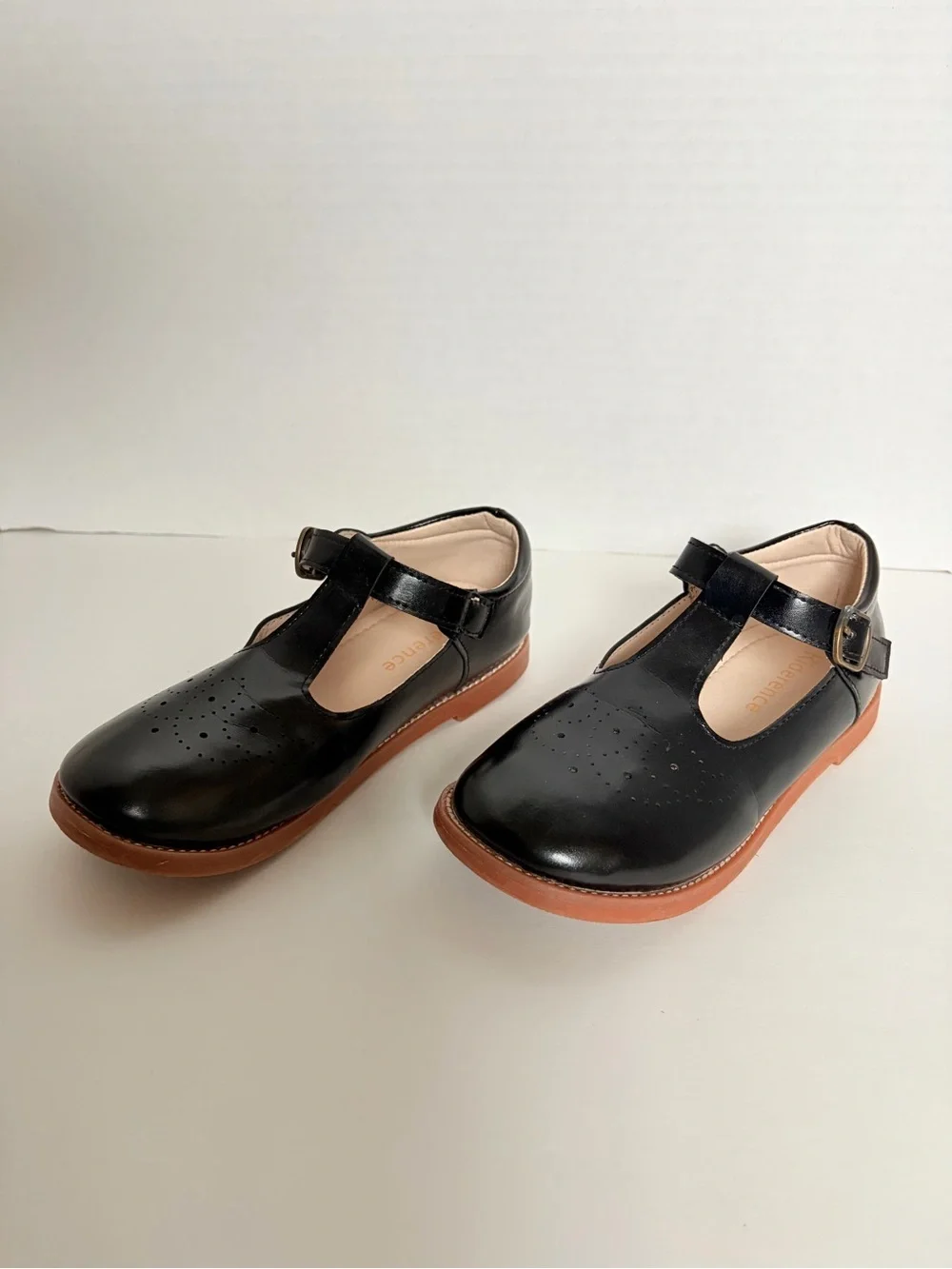 Mary Jane Dress Shoes School Uniform Round Toe Classic Black Girls Kids Size 1