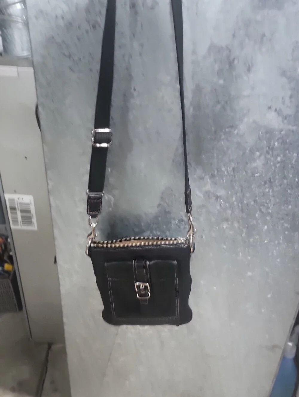 Coach sleek black