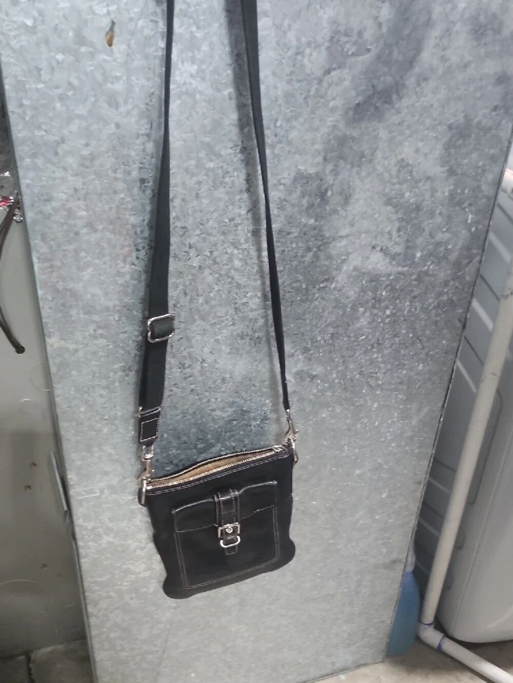 Coach sleek black