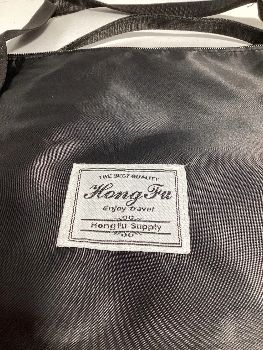 Black Men's Duffel Tote Bag