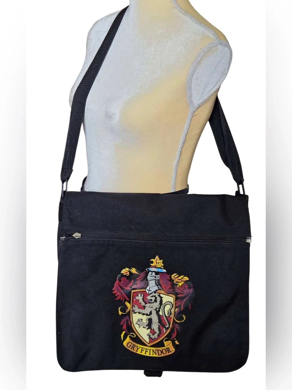 Harry Potter Gryffindor Slytherin Comouter/Book Bag - Adjustable Strap - RARE