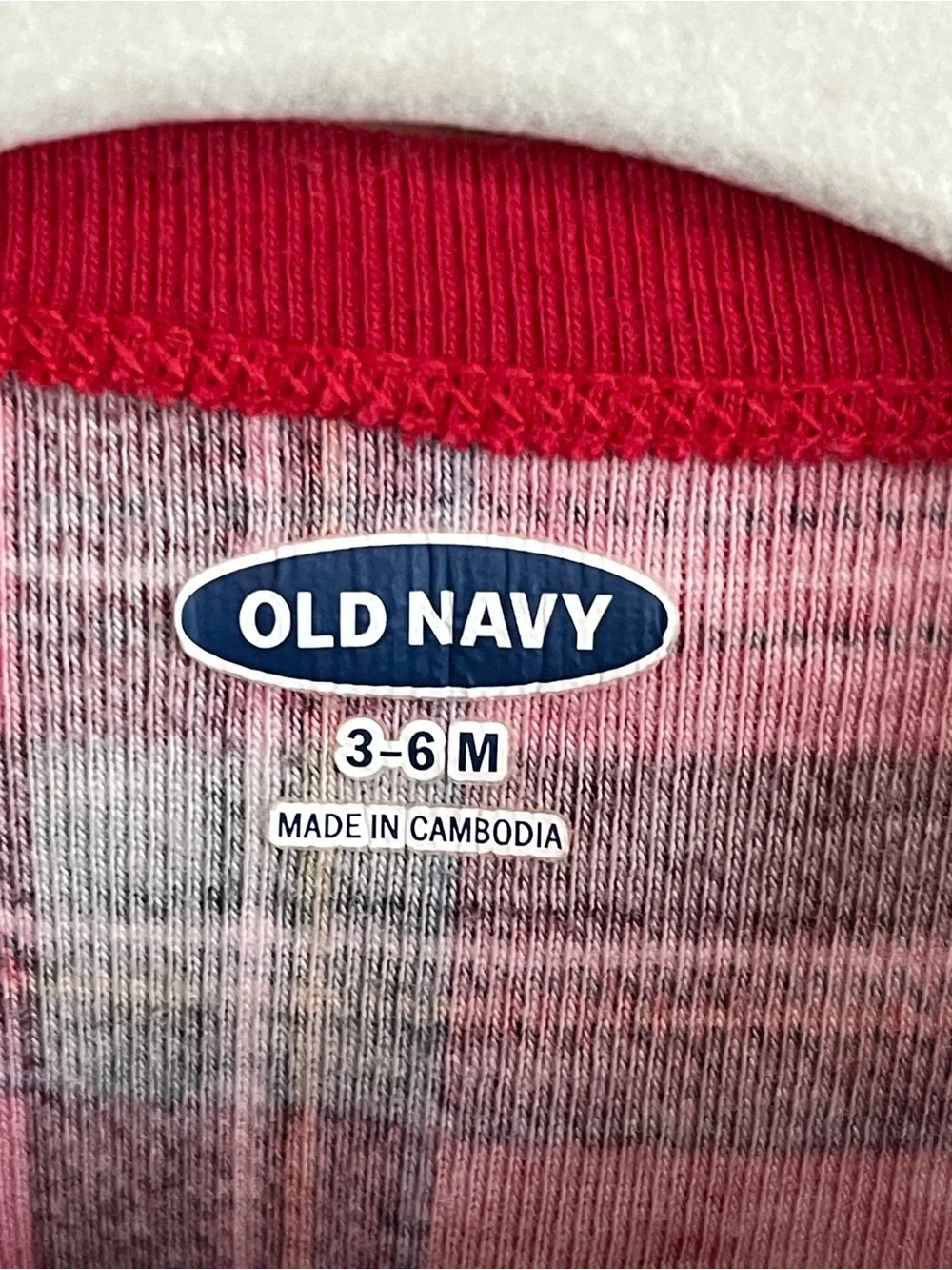 ⭐️⭐️PICK 5 / $20 Old Navy Baby Red Plaid One-Piece Footed Pajamas