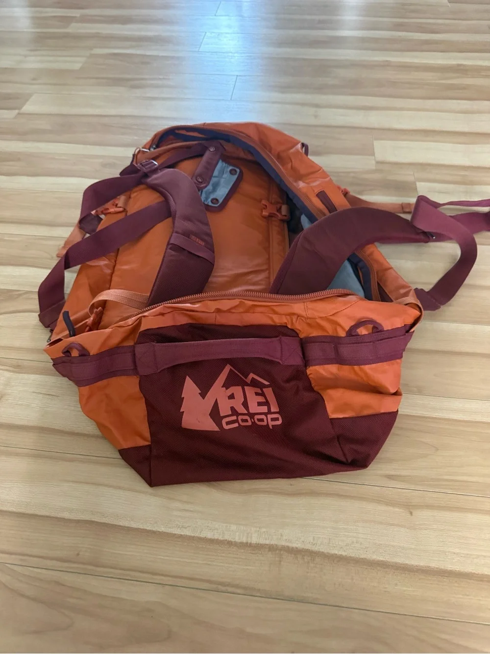 REI backpack items multiple