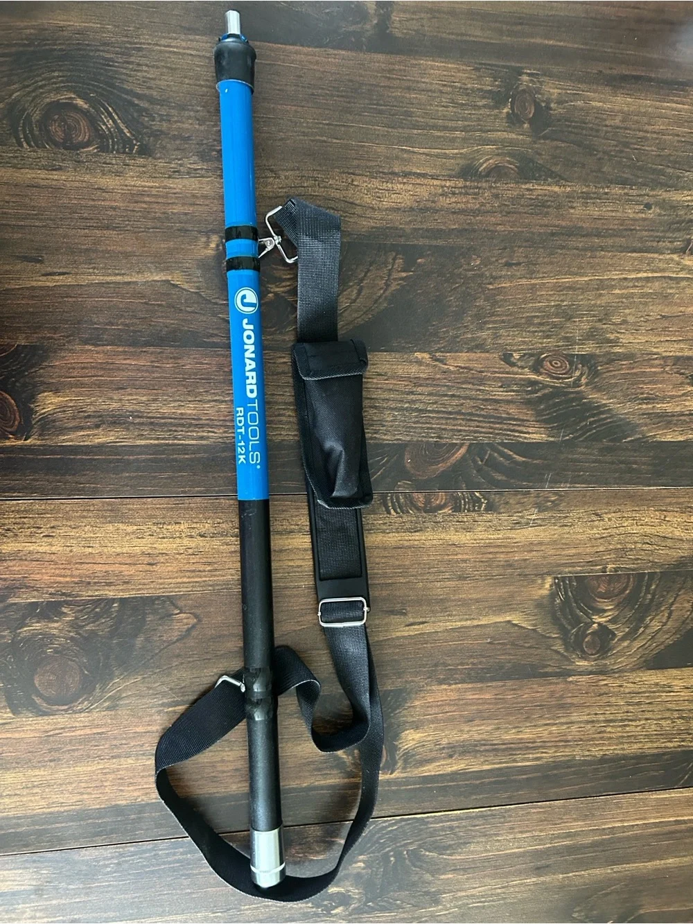 Blue Fiber Optic Pole with Shoulder Strap