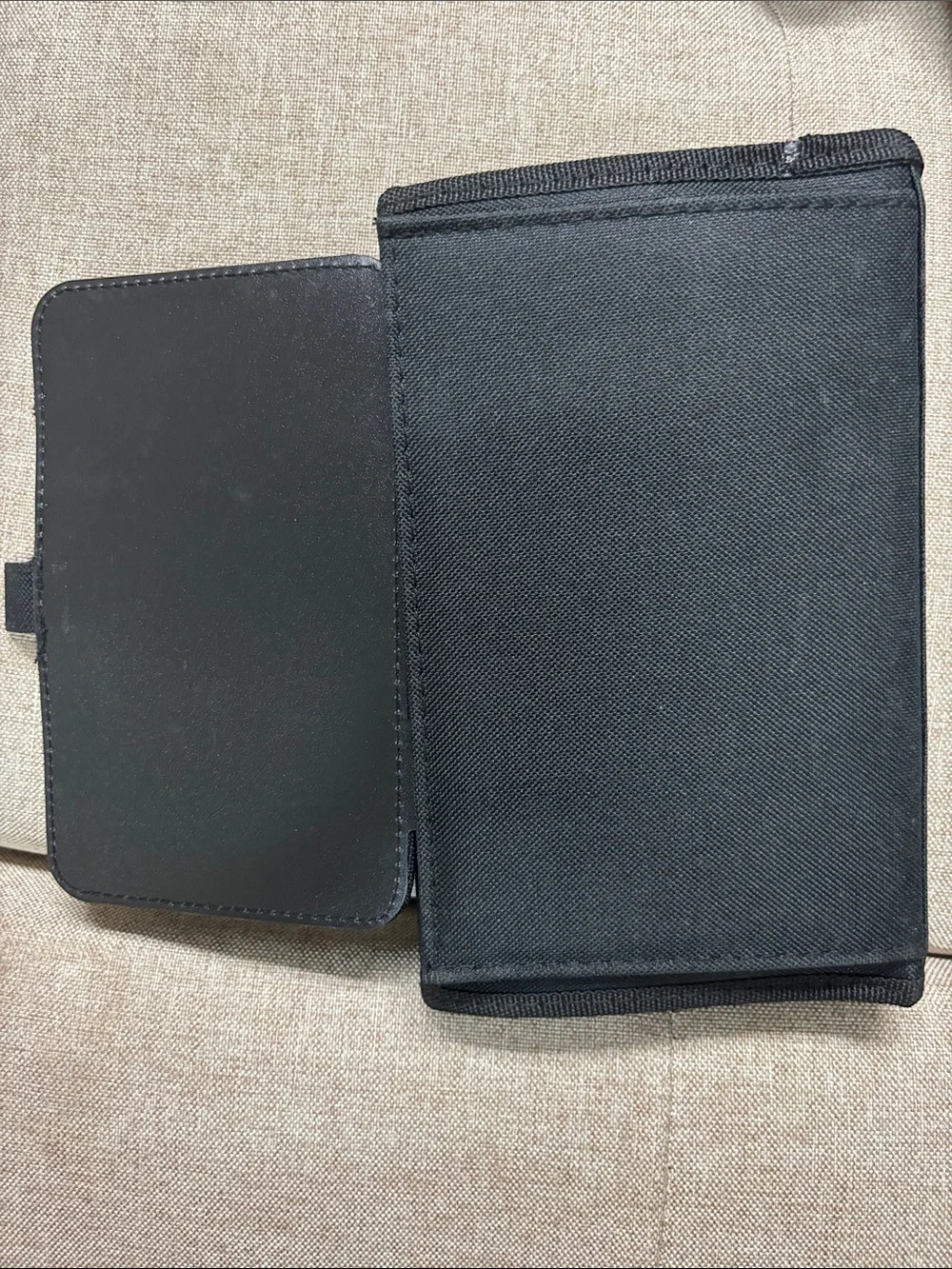 Black Monthly Accordion File Organizer with Secure Clasp - Home Storage