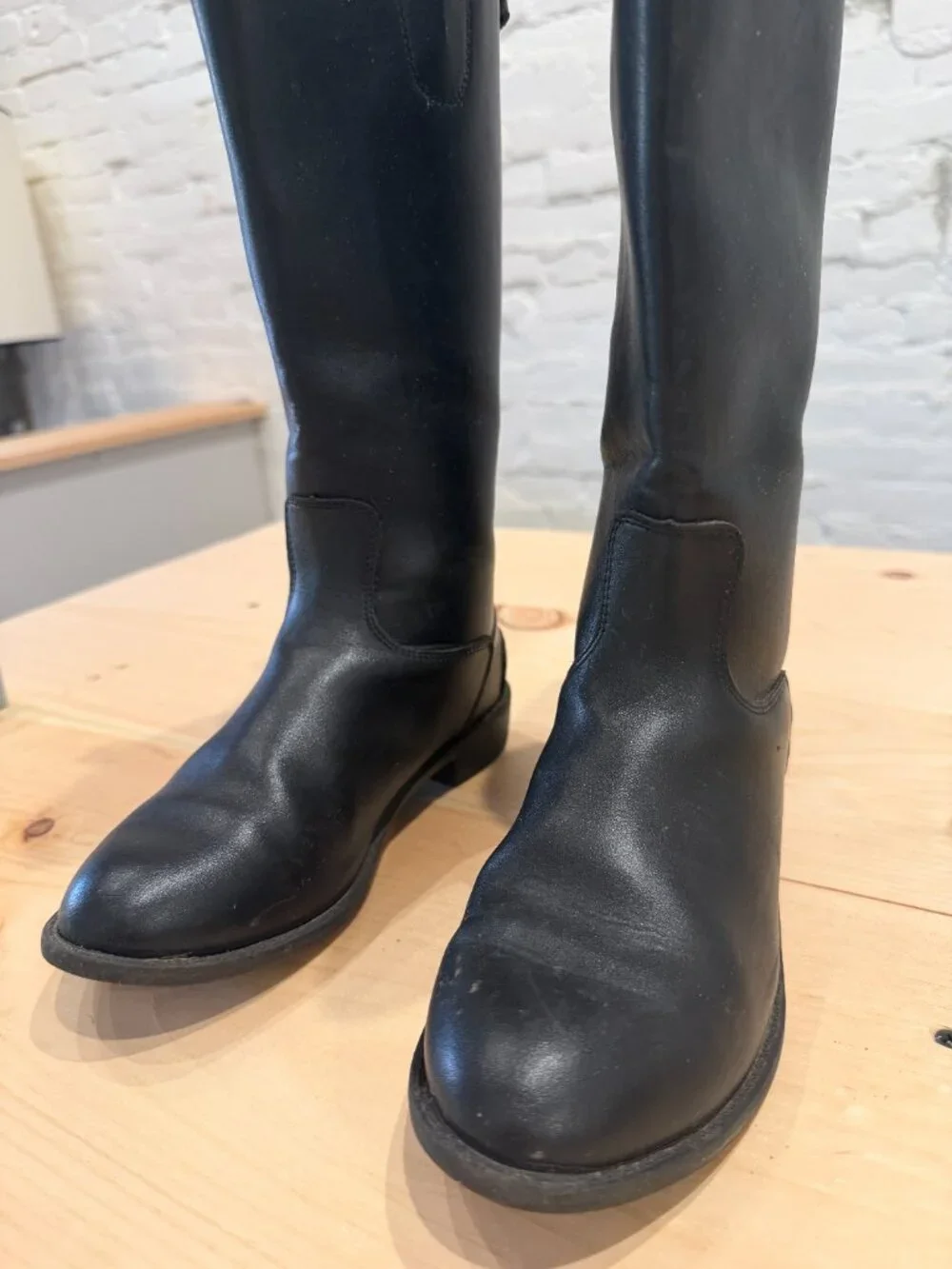 Sam Edelman Penny Equestrian Riding Boots Black Girls 1
