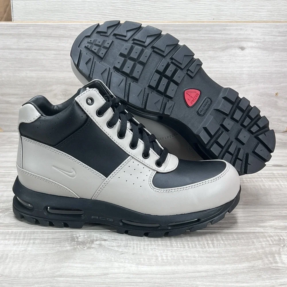 Nike ACG Air Max Goadome Men's Size 10 Boots Grey Black Leather New FZ1314-002