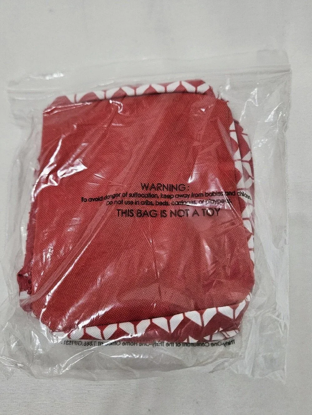 Thirty-One Little Carry-All Caddy 3401AB710000 Chevron Dash AB71 Red White