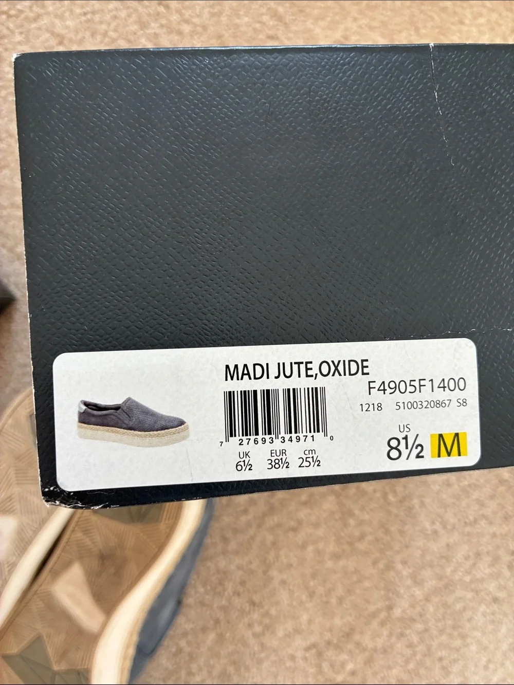 Dr. Scholl's woman’s Slip-On Perforated Espadrilles - denim blue with jute trim