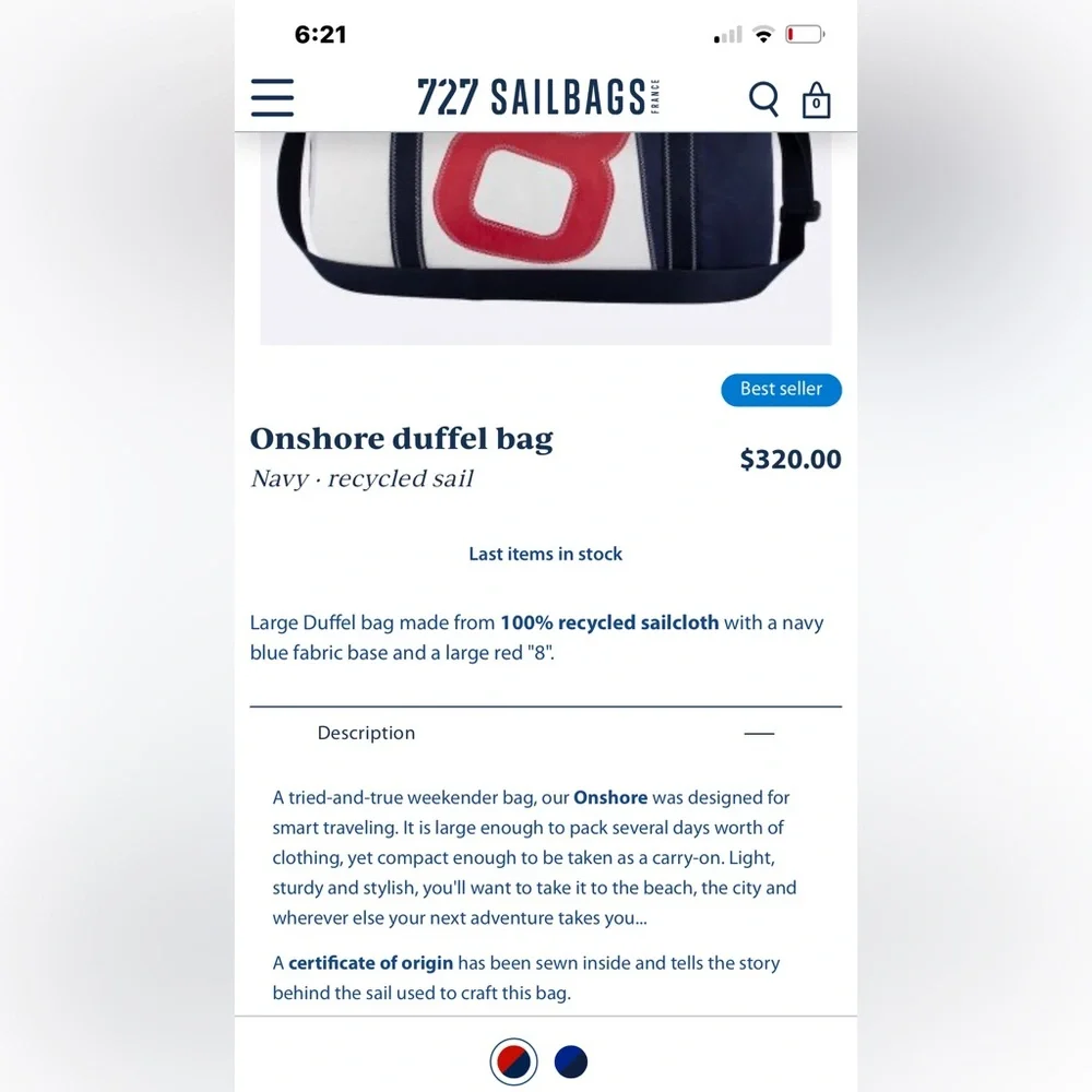727 Sailbags details coming