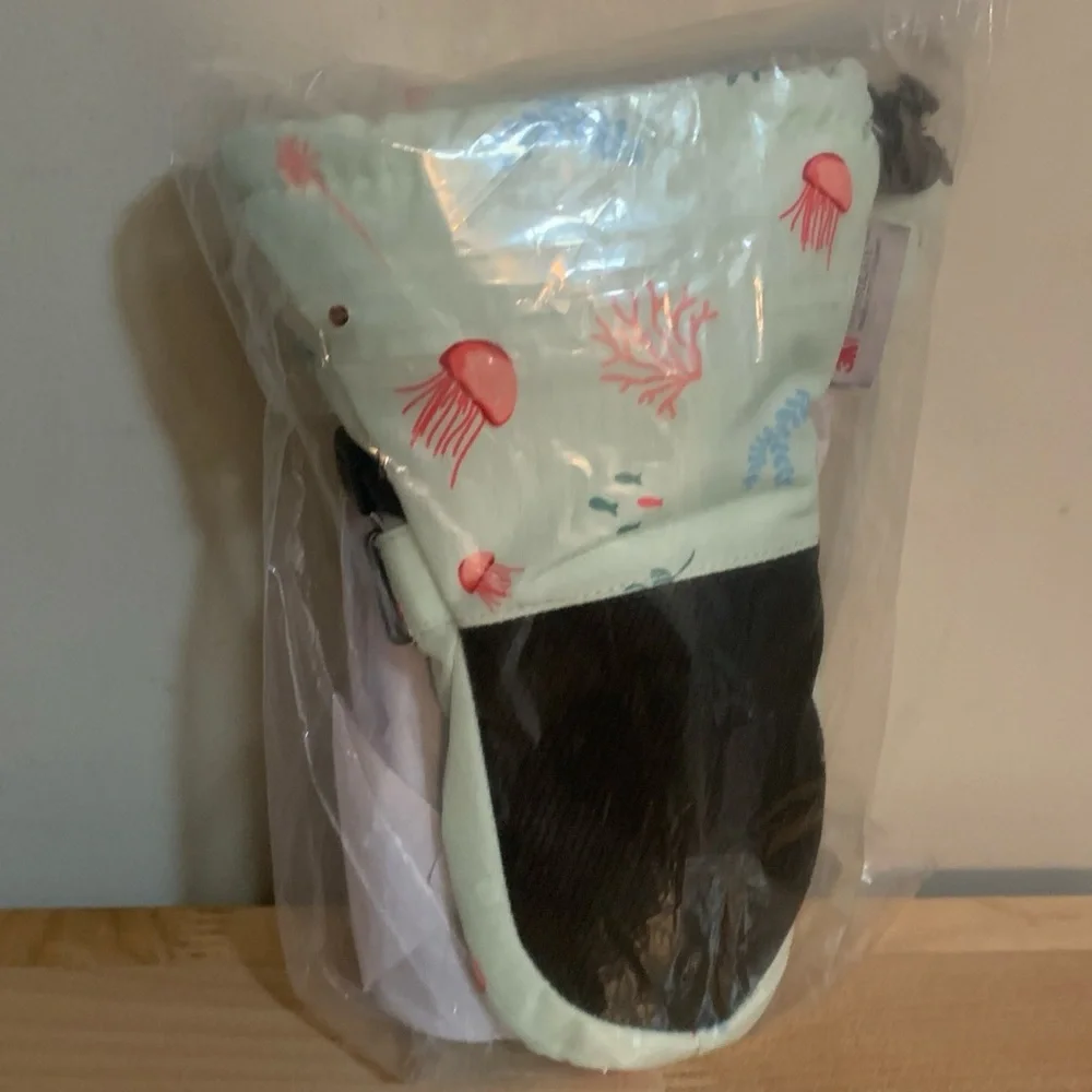 Ami & Li Mint Green Sea Life Mittens 3M Thinsulate Waterproof XS 0-2 Yr Toddler