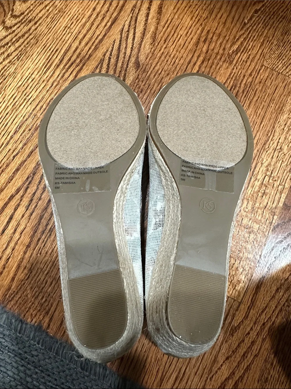 Karen Scott metallic wedge