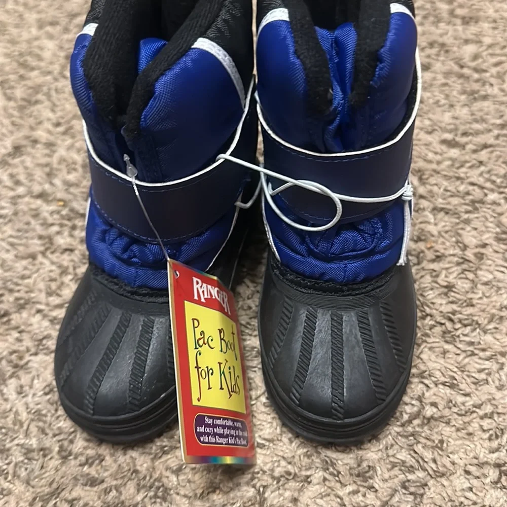 RANGER KID’S TODDLER WINTER BOOTS: BLUE/BLACK: NWT: SZ 7