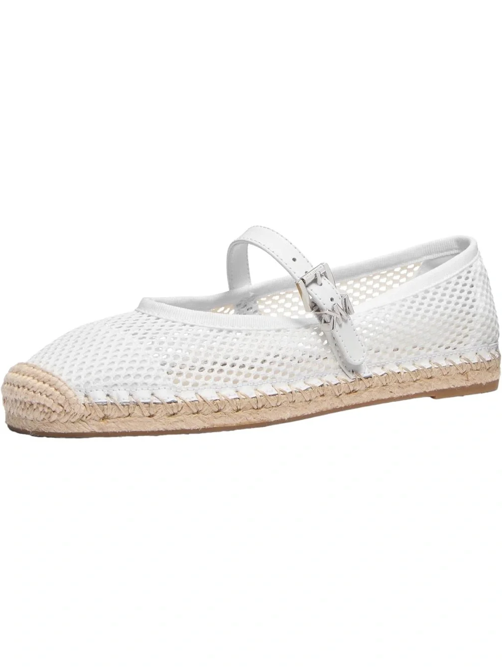 Michael Kors NWT Lynn Ballet Espadrille optic white 7M