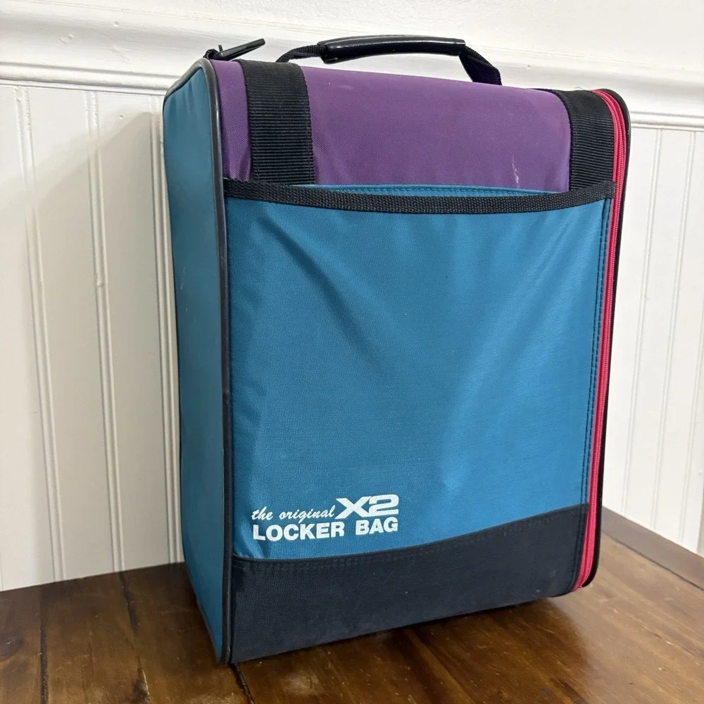 Vintage OGIO Original X2 Locker Bag Travel 90s Hard Body Shelf  Pockets Hold-All